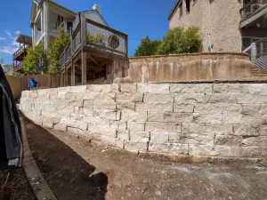 Custom garden landscaping